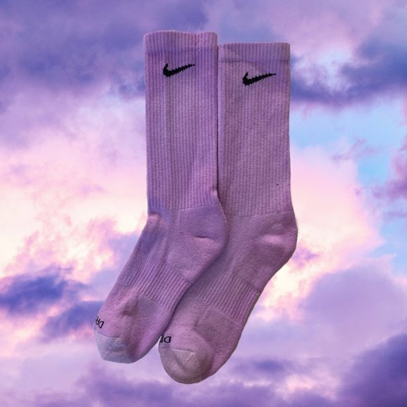 Nike Everyday Custom Purple Crew Socks - Picture 3 of 3